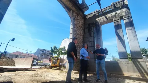 Restauración do Templete.