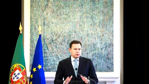 Primeiro-Ministro Luís Montenegro apresenta o Plano de emergência e transformação na saúde aprovado no Conselho de Ministros, Lisboa.