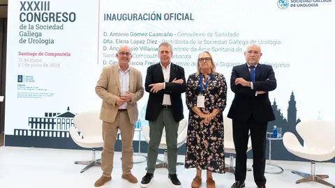 El conselleiro de Sanidad, Antonio Gómez Caamaño, intervino en el acto de inauguración del XXXIII Congreso de la Sociedad Gallega de Urología.