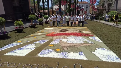 Alfombra de Ponteareas na Orotava.