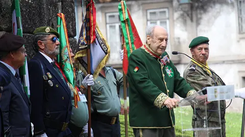 Antonio Troncoso de Castro, coronel auditor y juez, fue invitado por el Núcleo de Ponte de Lima de la Liga de Combatentes a participar en el homenaje a los combatentes limianos.  ROBERTO LEDO.