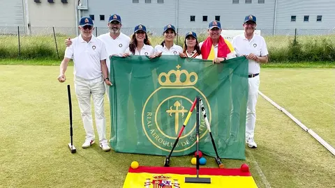 La sección de Croquet del Real Aeroclub de Santiago.