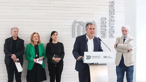 Rafa Domínguez presenta o equipo comisarial da XXXII Bienal de Arte de Pontevedra do 2025.