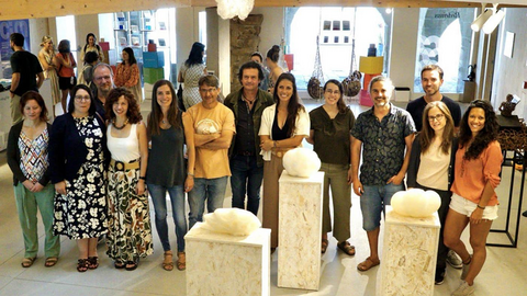 Artistas participantes en Mar Emerxente.