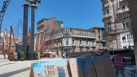 TAC, festival en la Puerta del Sol, en Vigo.