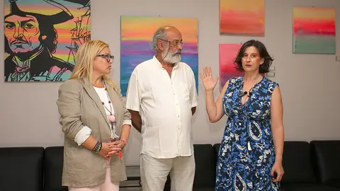 Natividad Parada, Francisco Hernández y Galia Blanco.