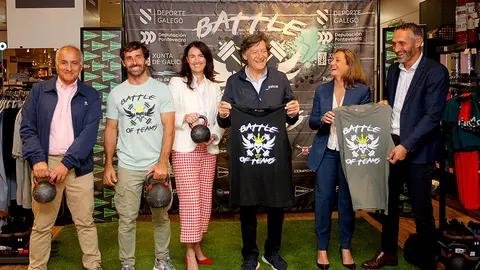 La cita deportiva fue presentada en El Corte Inglés con fuerte presencia institucional de Xunta y Diputación.