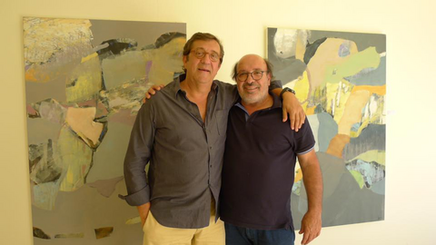 Mario Rocha con Rui Veloso.