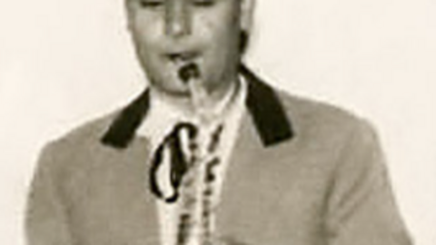 Ramos, saxofonista en la época de la Orquesta Poceiro2