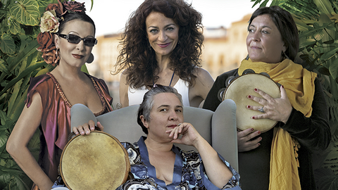 Uxía Senlle, Ujía Pedreira, Martirio y Carmen París.