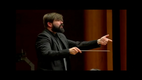 Mateo Gómez Naval, director de la Banda de Música de Merza.