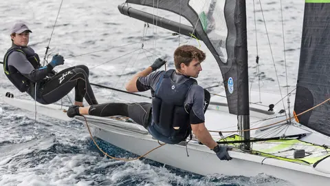 Conrad Konitzer y Antonio Torrado.
49er