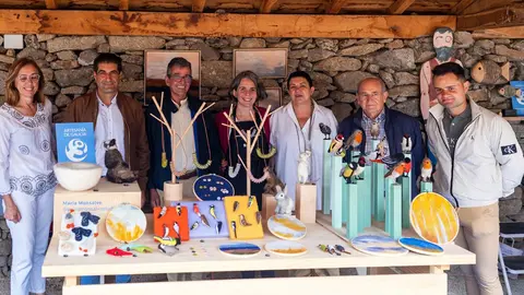 El director xeral de Comercio e Consumo, Gabriel Alén, participó esta mañana en la apertura del evento Artesanía de Galicia en la Ribeira Sacra.