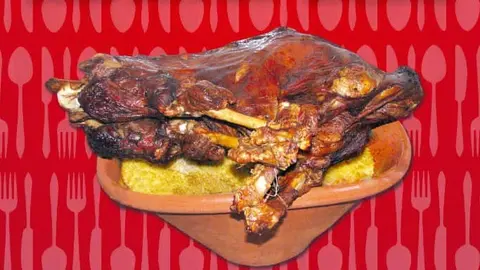 Sabores do Anho, um festival gastronómico que homenageia o cordeiro assado no forno a lenha e o arroz do pingo, dois pratos emblemáticos da região.