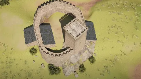 Grazas á reconstrución virtual, o público poderá explorar cada rincón da fortaleza, como se estivese alí mesmo, a través dun modelo 3D interactivo.