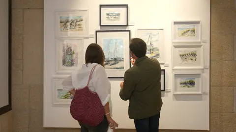 La exposición "Novos Valores 2024: Arte sobre papel" se inaugura en la Sala Nauta de Sanxenxo.