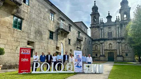 Un momento de la presentación de la Triple Corona.
