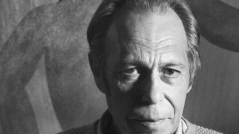 Foto de Lodeiro, da autoria de Xulio Gil, exposta recientemente en Vigo, Retratos de Artista.