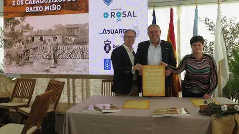 O Rosal, A Guarda e A Laracha asinan un Pacto de Amizade para recuperar a memoria das telleiras.
