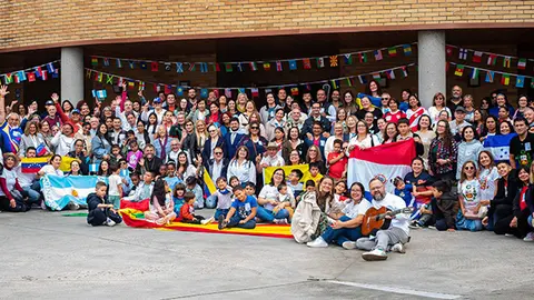 Participantes en el Encuentro para Migrantes © LUCCIANO BOCCOLINI.