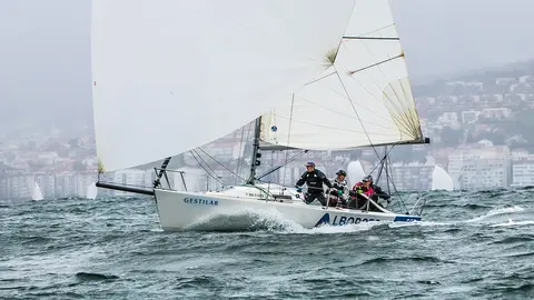 El Alboroto fue el ganador de la segunda prueba y se colocó en cabeza. ROSANA CALVO.