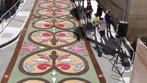 Una de las alfombras del Corpus Christi de este año 24.
