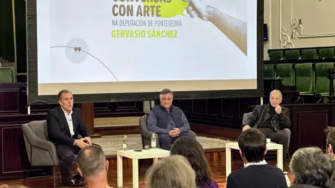 'Conversas con Arte'. Nesta ocasión contou co recoñecido fotoxornalista Gervasio Sánchez como protagonista.