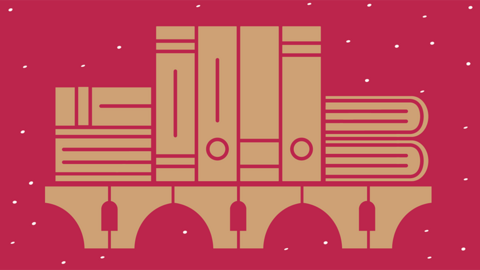 Pormenor do cartaz da Feira do Livro limiano.