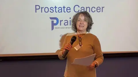 Presentación Bruselas cribado próstata. La Consellería de Sanidad participa en Bruselas en un evento organizado por la Asociación Europea de Urología