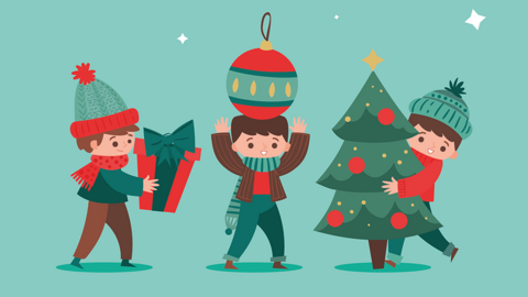 Ferias_Inclusão de Natal 2024. Pormenor do cartaz.