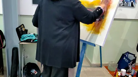 A artista Olga Bernardo, natural do Xurés, conta cunha extensa traxectoria artística dende 2018.M. ESTÉVEZ.
