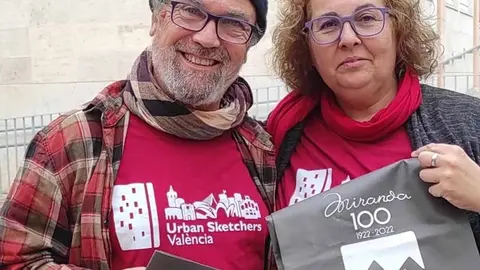 Artistas José Gakarzoy Mari Carmen Martínez. M. ESTÉVEZ.