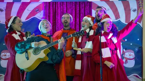 Espectáculo teatral "Aldea musical de Nadal", de Nelson Quinteiro.