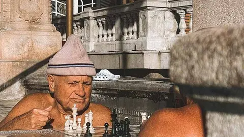 Baños Termales de Széchenyi, Budapest.