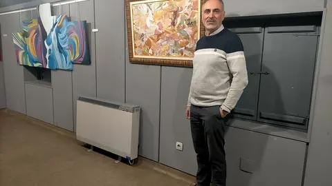 Manuel Cerviño na Casa dos Lemos de Chantada. M. ESTÉVEZ.