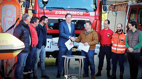 Ponte da Barca reforça meios e apoio financeiro à Associação Humanitária dos Bombeiros Voluntários.