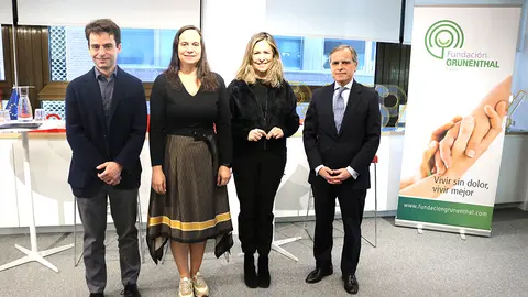 Daniel ujiwara, Ana Martíns, Carina Escobar y Alberto Muelas.