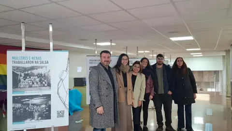 A deputada de Igualdade, Sandra Bastos, acaba de inaugurar no CIFP Manuel Antonio de Vigo a exposición “Achegas das mulleres á sustentabilidade do mar”, que permanecerá no centro educativo ata o 6 de marzo.