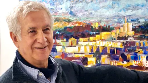 Ambel, doctor en Bellas Artes por la Universidad Politécnica de Valencia, combina su pasión por la pintura con  la investigación creativa y la docencia en el Instituto Politécnico de Vigo.