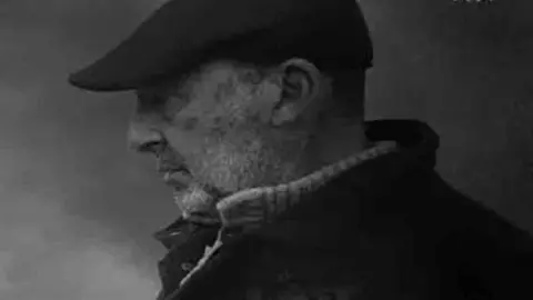 Fragmento del cartel de la película 'O home e o can'.