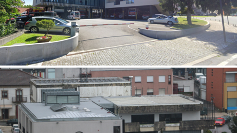 Quartel dos bombeiros voluntários.