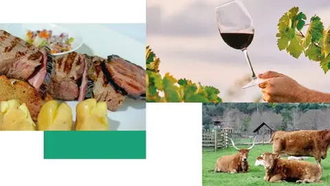 Detalle de los productos típicos de Ponte de Lima presentes en la feria.