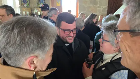 Don Sergio con Brigitte, Manolo y su mujer.