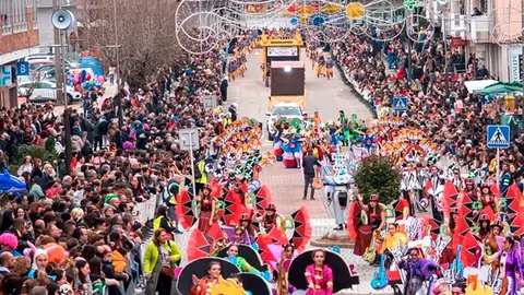 Detalle del cartel de Entroido.