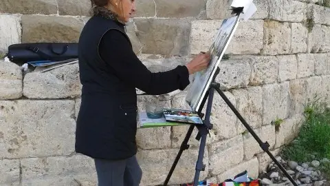 Margarita Forteza, la artista que dejó los negocios para pintar el mundo.