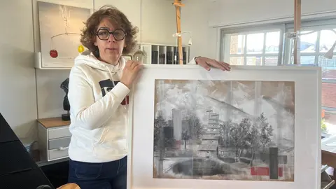 Conchi Cuadrado: Una vida entre lienzos, solidaridad y el Camino Portugués.