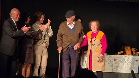 Amparo Tellado y Adriano Campos.