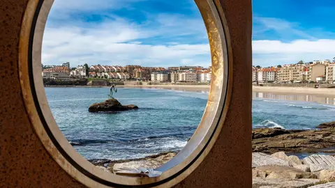 Playa de Silgar, en Sanxenxo.
