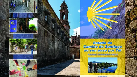 Portada-Contraportada del libro 'Camiño de Santiago'.