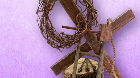 A Paixão de Cristo.